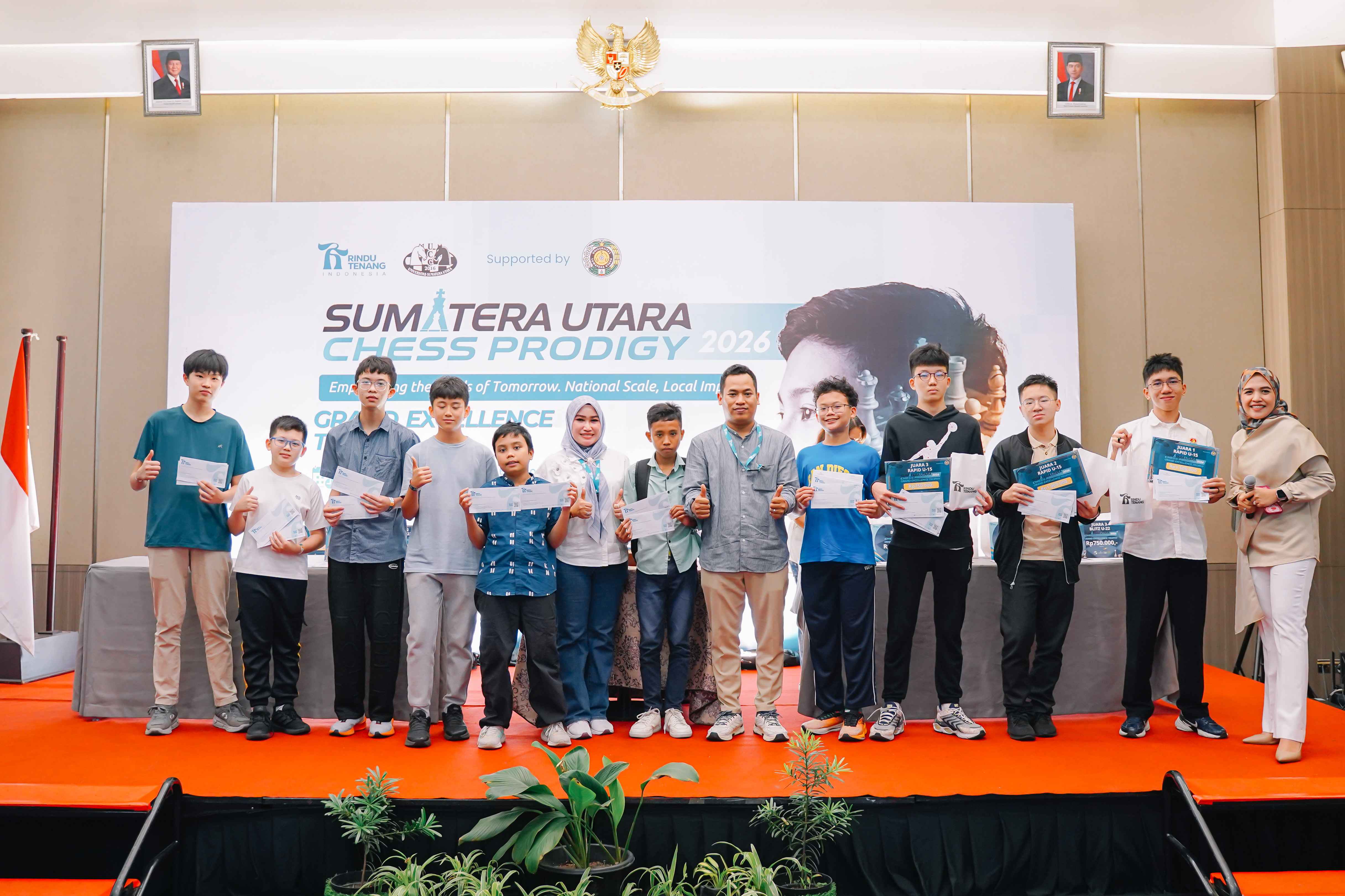 Suasana pertandingan catur SUCP 2026
