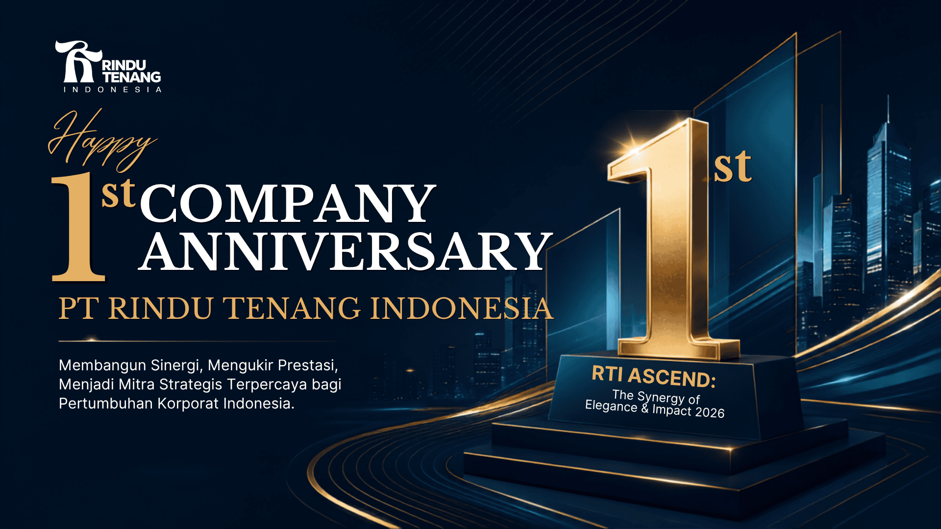 1ST ANNIVERSARY RINDU TENANG