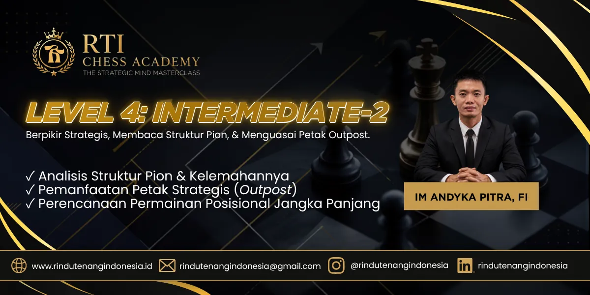 RTI Chess Academy Level:  INTERMEDIATE-2