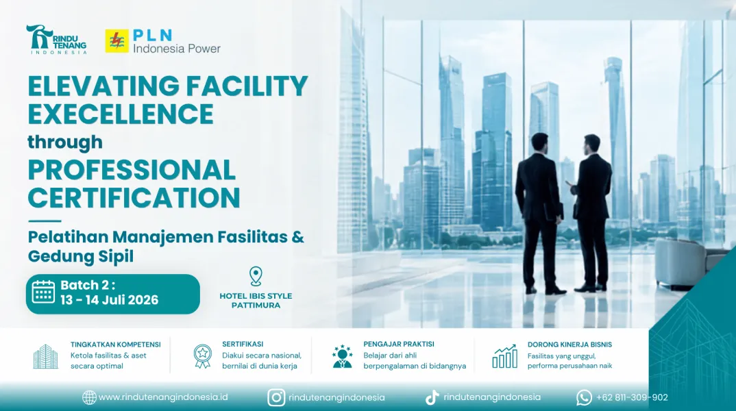 Pelatihan Manajemen Fasilitas & Gedung Sipil - Batch 2